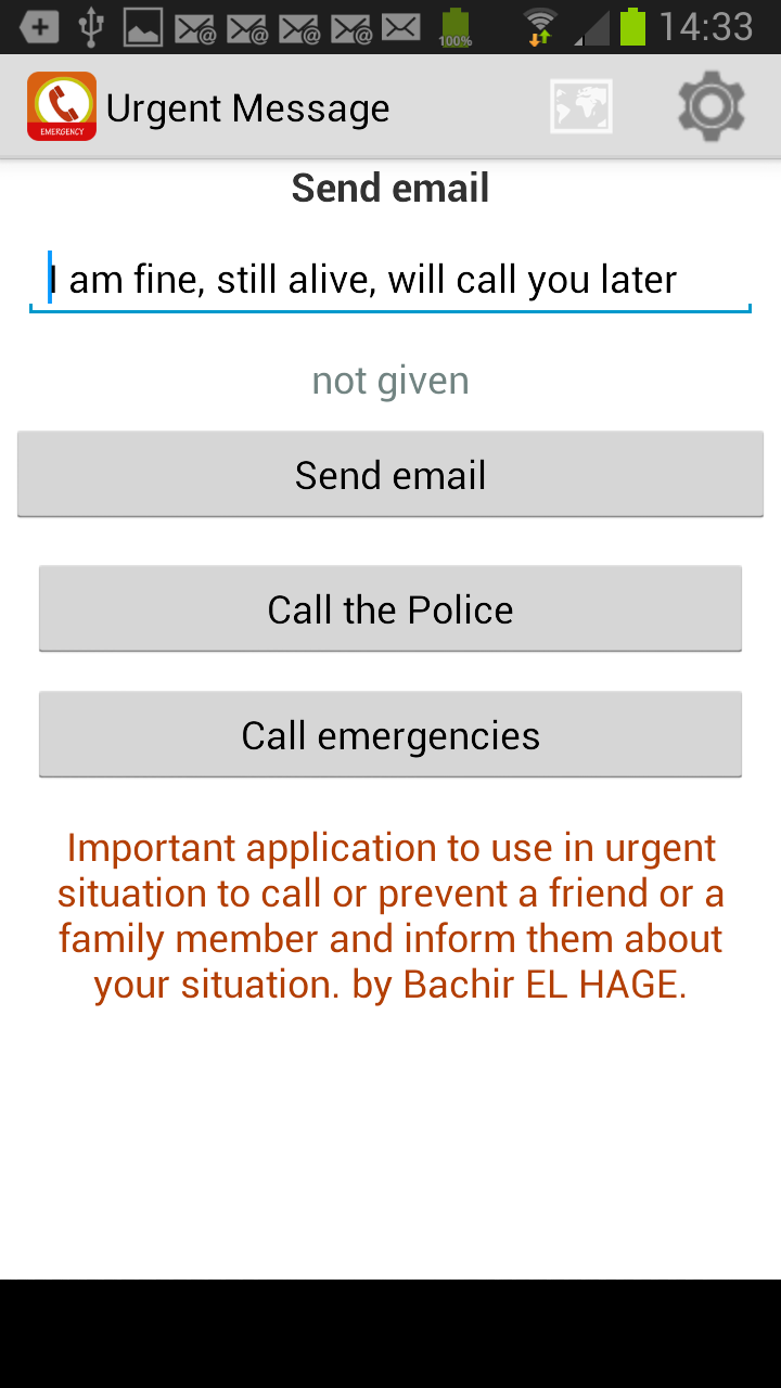 Emergencies